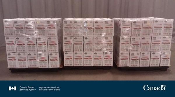 Image of some of the products containing methamphetamine destined for Melbourne, Australia.